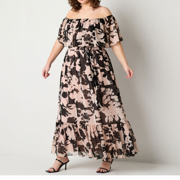Premier Amour Women's Maxi Floral Dress - Picture 1 of 7